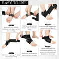 thumbnail image 3 of Ankle Brace for Sprained Ankle,Ankle Support for Women & Men,Adjustable Compression Ankle Wrap for Achilles Tendonitis & Plantar Fasciitis Relief (Grey), 3 of 13