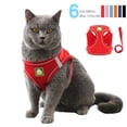 thumbnail image 3 of Breathable Cat Harness with Leash Anti-Escape Cat Vest Harness Collar for Kitten Pet Accessories Adjustable Puppy Harness Leads (sky blue,L 4.5-7kg), 3 of 7