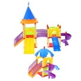 thumbnail image 1 of Playground Slide Toy Multi Plastic Children Indoor Play 2Pcs 11.4X11.0X9.1In, 1 of 9