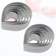 thumbnail image 2 of GOOHOCHY 2 Sets / 12PCS Moldes de galletas de acero inoxidable Moldes de fondant en forma de pétalos creativos Cortadores divertidos para hornear en la cocina DIY, 2 of 7