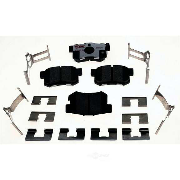 Raybestos EHT537H Hybrid Brake Pad Set Fits:2015-2002 Honda Civic Rear, 2007-1990 Honda Accord Rear