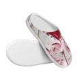 thumbnail image 3 of Goofa Textured Heart Abstract Art Print Womens Mens Cotton Lightweight House Slippers , Washable Home Slippers,Indoor Comfy Bedroom Cozy Slippers-37/38, 3 of 7