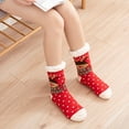 thumbnail image 5 of Christmas Thermal Fuzzy Slipper Socks Funny Cartoon Fleece Non-Slip Foot Warmer, 5 of 21