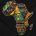 thumbnail image 2 of Africa Outline Tribal Patterns Unisex Plus Fleece Graphic Sweatshirt Brisco Brands 2X, 2 of 4