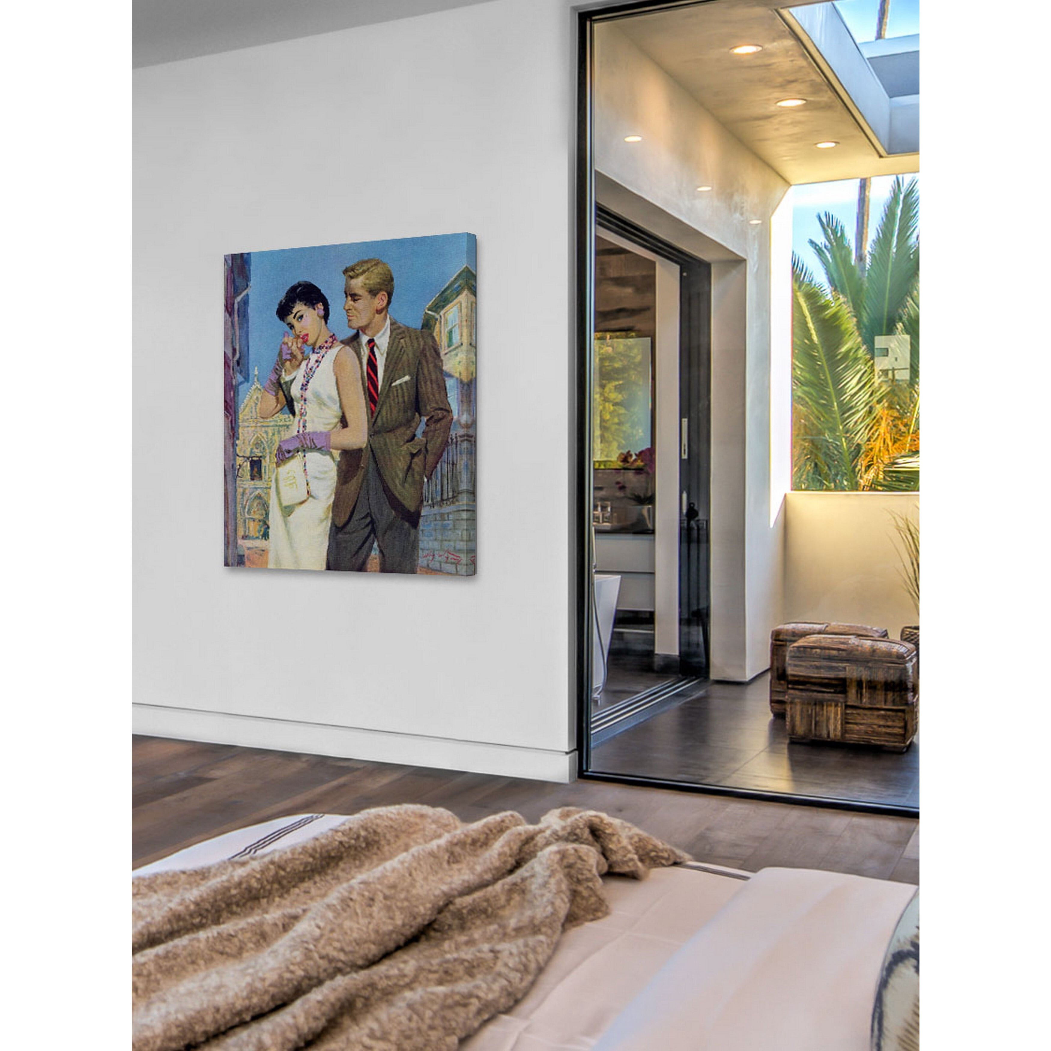 Marmont Hill "The Lady Had an Angle" by Coby Whitmore Painting Print on Canvas