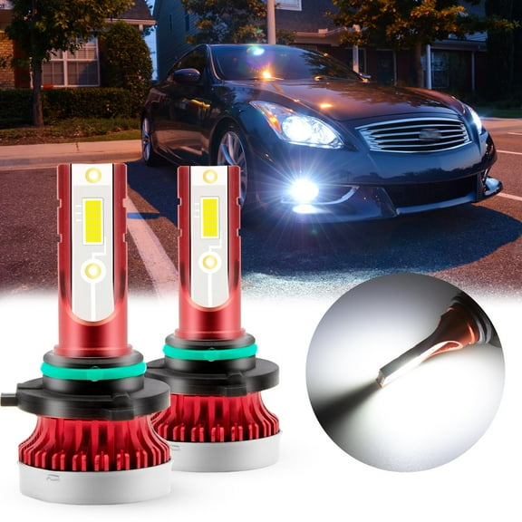 Xotic Tech 9006 HB4 6000K Xenon White LED Fog Light Bulb, 2800LM Extremely Bright Daytime Running Lamp DRL Replacement