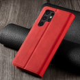thumbnail image 5 of Dteck Case for Samsung Galaxy S23 Ultra,Shockproof Leather Card Slots Wallet Case Hybrid Rubber Kickstand Cover for Galaxy S23 Ultra,Red, 5 of 6