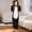 Black, variant on Girls Plush Onesie Warm Winter Sleepwear Romper for Kids Coffee 9-10 Years