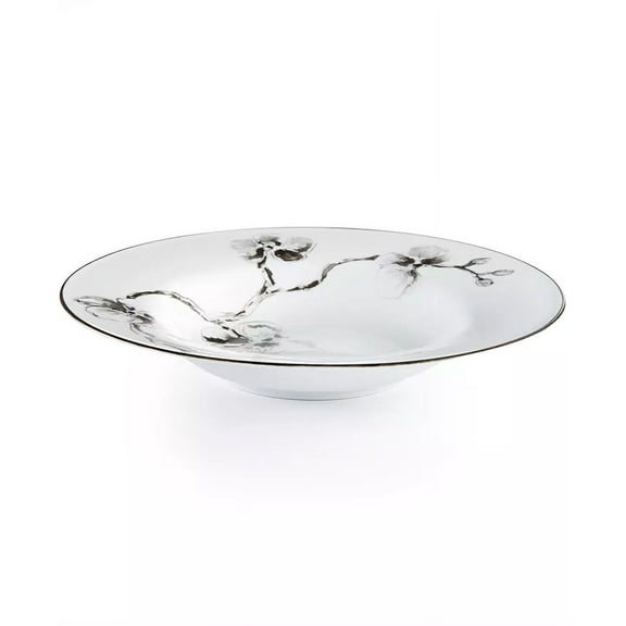 Michael Aram Dinnerware, Black Orchid Rim Soup Bowl