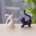 thumbnail image 2 of 4cm Anime Sailor Moon figura de acción Tsukino Usagi Luna Aino Minako Artemis gato Kawaii muñeca PVC juguete de modelos coleccionables chico regalo Dengxun unisex, 2 of 2