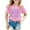 Z1-Pink, variant on Simple Summer Girls' Short Sleeve T Shirts Tops Kids Toddler Baby Spring Summer Letter Print Short Sleeve T Shirt Clothing Fashion Dailywear