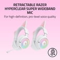 thumbnail image 5 of Razer Kraken Kitty V3 Pro Wireless RGB Kitty Headset for Gaming and Streaming, White, 5 of 12