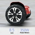 thumbnail image 2 of Warrior 8.5 inch 350W*2 off-Road Self-Balancing Scooter- All Terrain Electric Balance Scooter with Bluetooth Speaker and LED Lights, 10 mph Max Speed for Kids and Adults,Max Weight 265lbs, 2 of 9