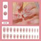 thumbnail image 2 of 24 piezas de cristales de hielo rosados, diamantes translúcidos, empalme de amor, uñas para llevar, diamantes brillantes, uñas cortas, uñas de gel, uñas de ballet, placas para uñas, uñas postizas, 2 of 5