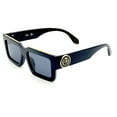 thumbnail image 4 of Square Fashion Thick Frame Hip Hop Sunglasses Black, 4 of 7