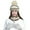 Beige-4PCS, variant on Vorkoi Women's Plush Pompom Hat, Scarf & Glove Set, Multi-Color, 4-Piece
