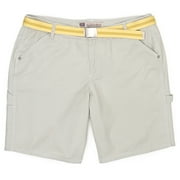 Faded Glory - Women's Plus Belted Carpenter Short