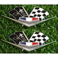 thumbnail image 2 of ZZ 2Pcs 1962-1963 Compatible with Impala 327 Front Fender Emblem Replacement Compatible with Corvette, 2 of 6