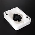thumbnail image 2 of Cigarette Ashtray, Large Ashtray Indoor, Ceramic Vintage Ashtray, Retro Ashtray-Ace of Spades-13.5x10x3.5cm, 2 of 4