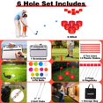 thumbnail image 2 of Juego de golf en el patio trasero DHXGON con 2 palos, campo de 6 hoyos para toda la familia, 2 of 7