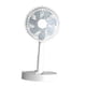 thumbnail image 2 of Ventilador de pedestal de altura ajustable, ventilador de 7 aspas con temporizador silencioso, ventilador de pie telescópico para bateria de 3600mah, 2 of 7