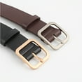 thumbnail image 2 of TAILTOSS 1Pcs Women Reversible Belt 3.3Cm Width 43In Length in Coffee and, 2 of 8