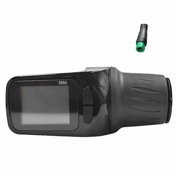 24V 36V 48V 60V S886 Ebike LCD Display Panel Adjust with Twist Throttle for Electric Scooter Bicycle