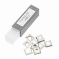 thumbnail image 1 of 10Pcs Square Carbide Insert Blade 14x14x2mm Replacement Cutter Wood Trimming Milling Lathe Chisel Woodworking Spiral Cutter Head, 1 of 5