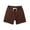 Coffee, variant on Clearance Mens Shorts, Mens Casual Fashion Solid Shorts Drawstring Elastic Waist Shorts Pants