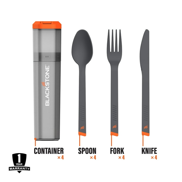 Wealers 13 Piece Stainless Steel Family Cutlery Set, Camping/picnic