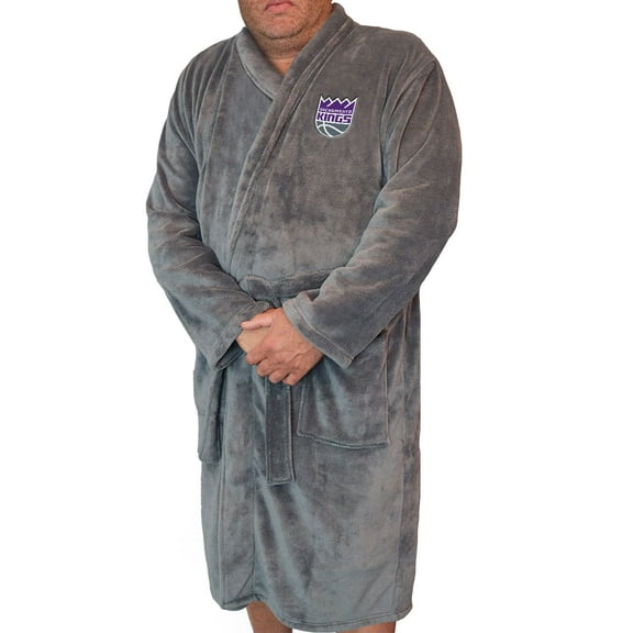Men's ISlide Gray Sacramento Kings Boss Robe
