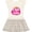 Natural with Stripes, variant on Inktastic I Love My Daddy Girls Girls Toddler Dress
