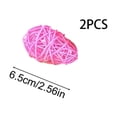 thumbnail image 3 of Rijanmt Wood Easter Egg Colorful Woven Wicker Rattan Ball,Easter Vase Filler Decorative Balls,Mini Balls Ornament For Vase Centerpiece Bowls Orbs,Filler For Egg Hunting Home Decor,2 pcs,Pink, 3 of 6