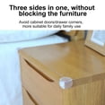 thumbnail image 5 of KOYPTL 24 Pack Clear Corner Guards Transparent Furniture Edge Protectors Soft Silicone Corner Cushion Bumpers for Sharp Table Cabinet Corners Home Safety Protection Cover Pads (Invisible Design), 5 of 8