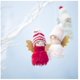 thumbnail image 5 of 6 uds decoraciones para árboles de Navidad adornos colgantes de Ángel de peluche, colgante de punto colgante decoración de fiesta en casa colgante, navidad, 5 of 5