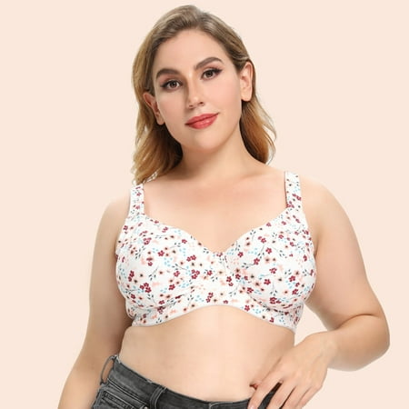 

Ykohkofe Women s Bra Wire Free Underwear One-Piece Bra Everyday Underwear