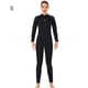 thumbnail image 2 of Traje de traje de traje completo Traje mojado para hombres y mujeres Actividades deportivas de agua de una pieza en agua fría para snorkeling Surfing Spearfishing Woman / Black S Scienceny OD017131-08, 2 of 7
