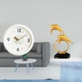 thumbnail image 2 of Reloj de pared,Reloj de pared decorativo,moderno y elegante.,Reloj de pared redondo silencioso y sin tictac,regalo,Figura de delfín,Colección de adornos de escritorio con figuras de delfines, 2 of 8