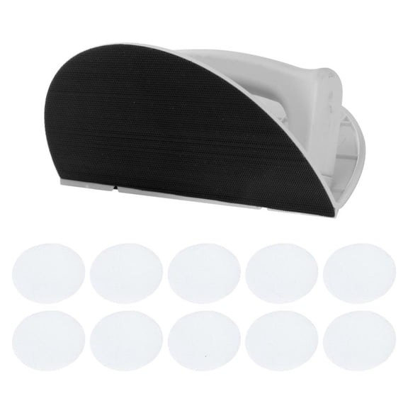 Recyclable ABS Corner Sanding Frame with 10 Auto Adhesive Sandpapers Corner Sanding Tool for Smooth Wall Edge Finishing