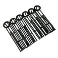 thumbnail image 3 of S SERENABLE 6 Pieces Billiards Table Pocket Rail Entertainment Parts Durable Replacement black, 3 of 9
