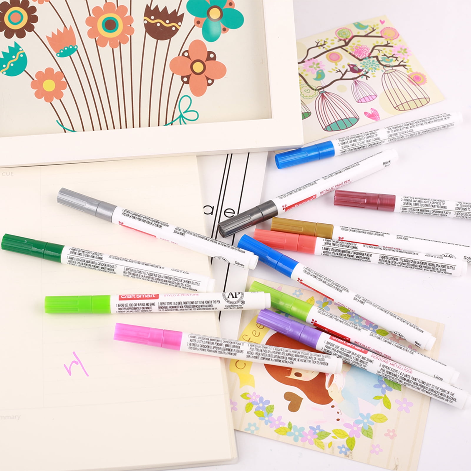 Medium Line Paint Pen Set by Craft Smart 24ct