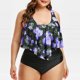 thumbnail image 2 of Moda mujer estampado Sexy Bikini push-up acolchado traje de baño traje de baño conjunto de ropa de playa Fridja  nalpqowj53633, 2 of 7