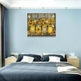 thumbnail image 5 of Sunflower Wall Art Farmhouse Flowers Wall Decor God Bless Our Home Pictures Painting Print Framed Rustic Artwork for Bathroom Living Room Bedroom 16''x20'', 5 of 6