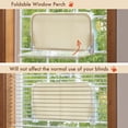 thumbnail image 3 of MewooFun Cat Window Perch Durable Cat Hammock Seat for Indoor Reversible Mat Foldable Cat Bed Around Sunbath Saving Space Washable Holds Up to 40 lbs,Beige, 3 of 7