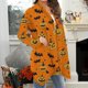 thumbnail image 5 of Cárdigan de manga larga para mujer, moda informal, blusa estampada de Halloween, abrigo para mujer, 5 of 7