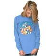 thumbnail image 3 of Vintage Smurf Just Be Cool Mushrooms Long Sleeve TShirt Men Women Brisco Brands X, 3 of 6