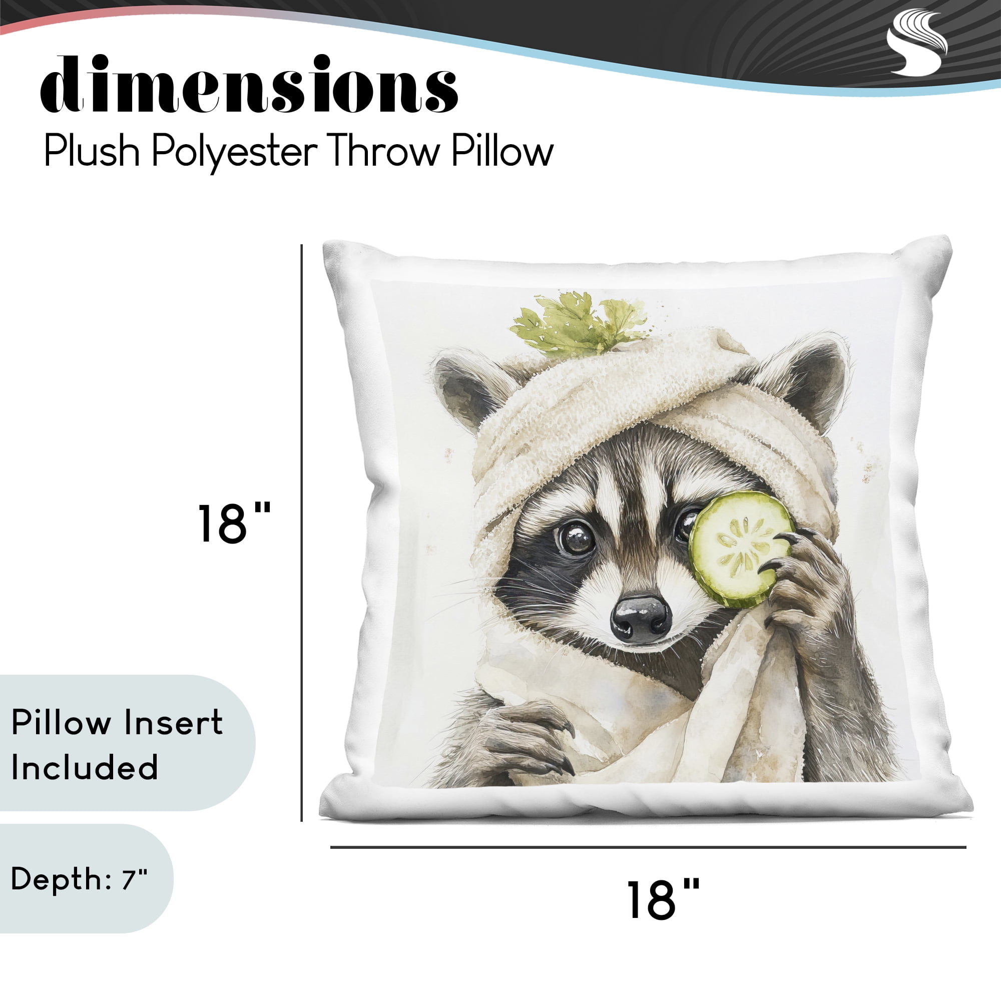 Stupell Industries Time To Depuff Self Care Decorative Printed Throw Pillow, design by Tina LeCour