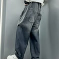 thumbnail image 6 of Huanglei Boys' Jeans Children's Baggy Jeans Cargo Trousers Relaxed Denim Trousers With Elastic Waistband, 6 of 8