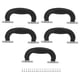 thumbnail image 1 of uds asas de equipaje Estilo Vintage plástico resistente y duradero diseño ergonómico manija de maleta de amplia aplicación negro, 1 of 5
