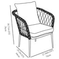 thumbnail image 3 of Better Homes & Gardens Kennedy Pointe 2-Piece Patio Outdoor Wicker Chair Set - Brown, 3 of 9